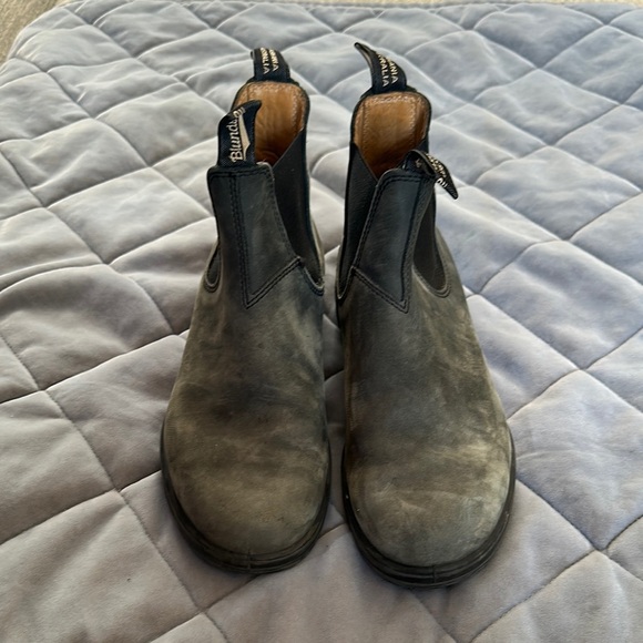 BLUNDSTONE Black Leather Boots Women's Size US 10 AUS 7 EUC Gray Chelsea Boot - Picture 4 of 16